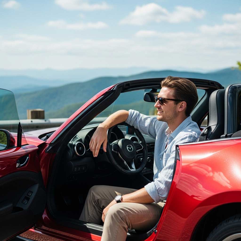 Convertible & Open-Air lifestyle portrait