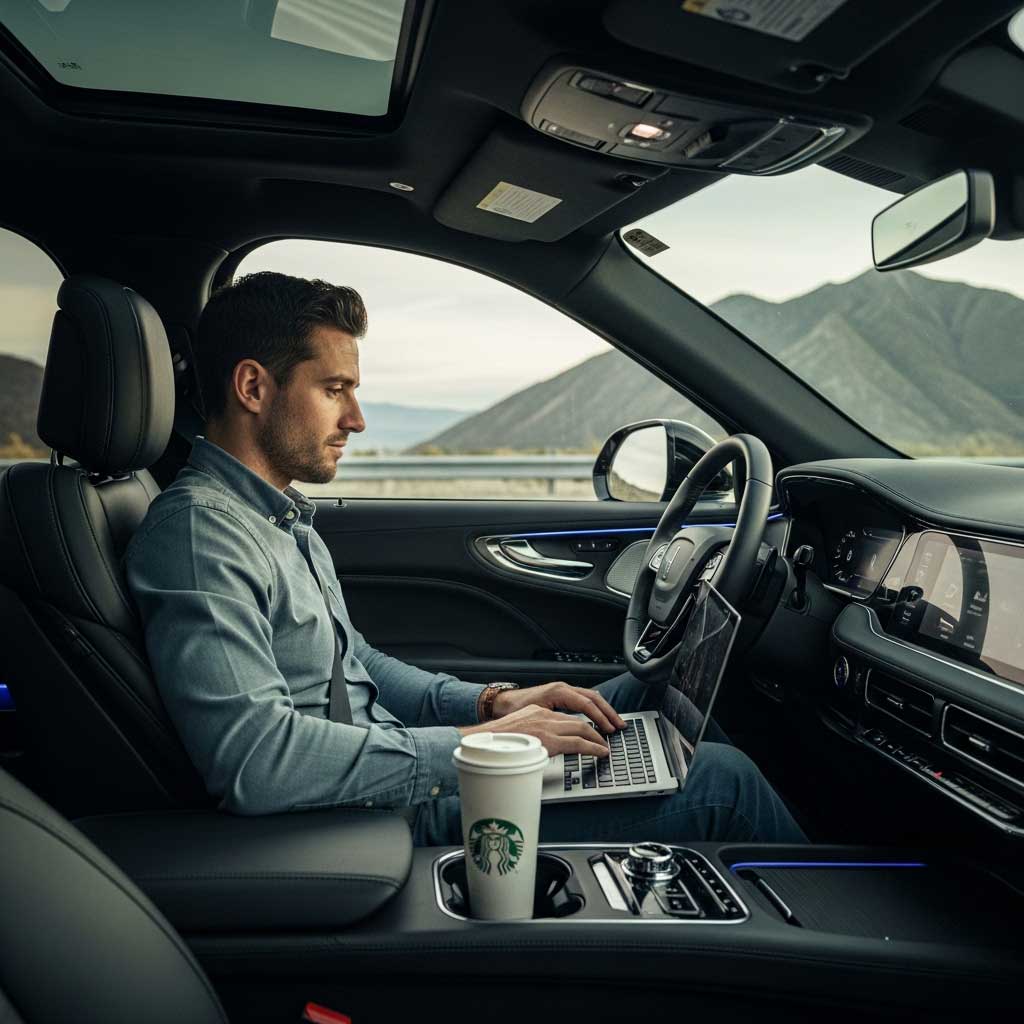 Mobile Professional lifestyle portrait