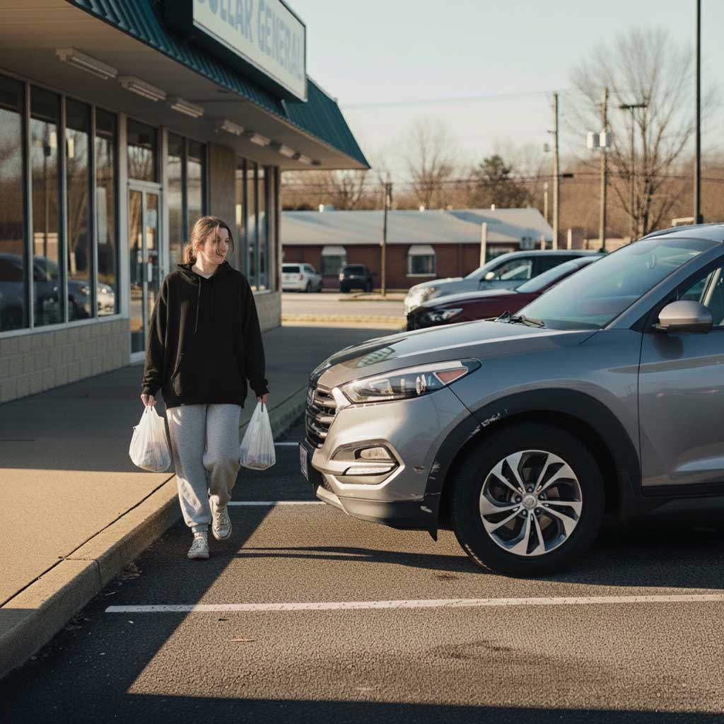 Value SUV lifestyle portrait